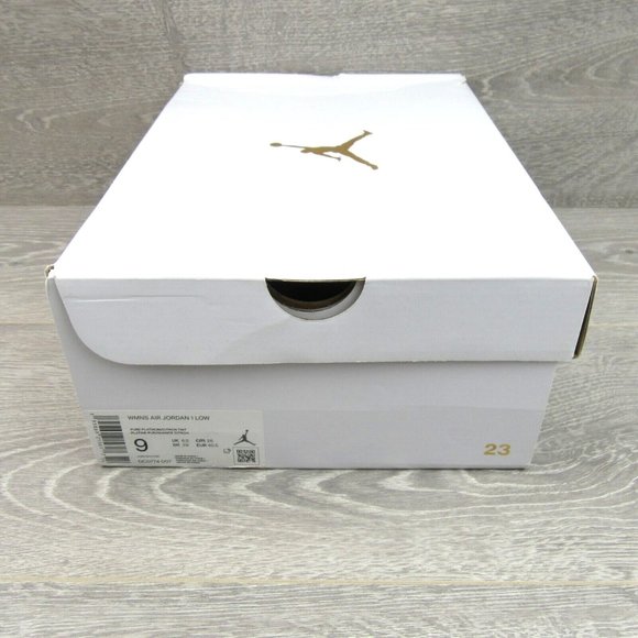 Air Jordan 1 Low Women's Size 9 Platinum White Citron Lemonade NEW - Picture 13 of 16